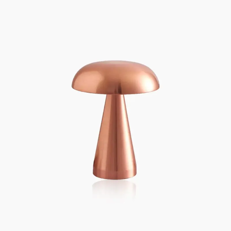 Metalic Mushroom Touch Lamp