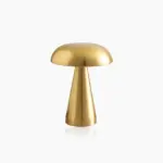 Metalic Mushroom Touch Lamp