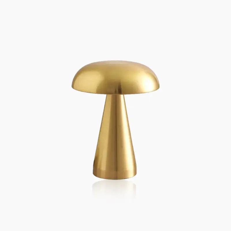 Metalic Mushroom Touch Lamp