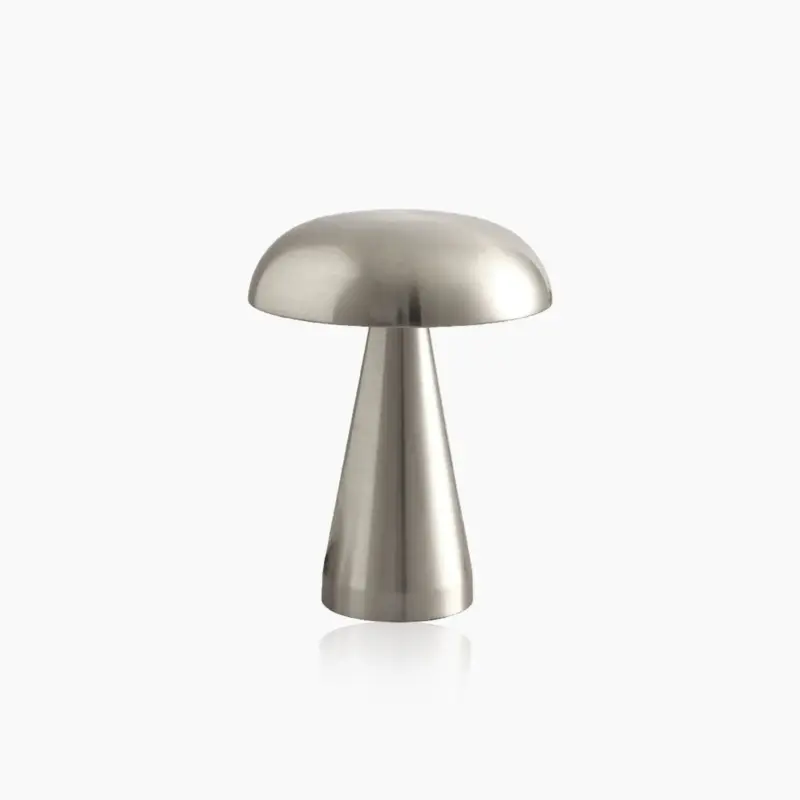 Metalic Mushroom Touch Lamp