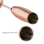 Metallic Rose Gold Champagne Flutes Decorfaure