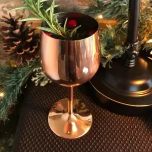 Metallic Stainless Steel Goblets