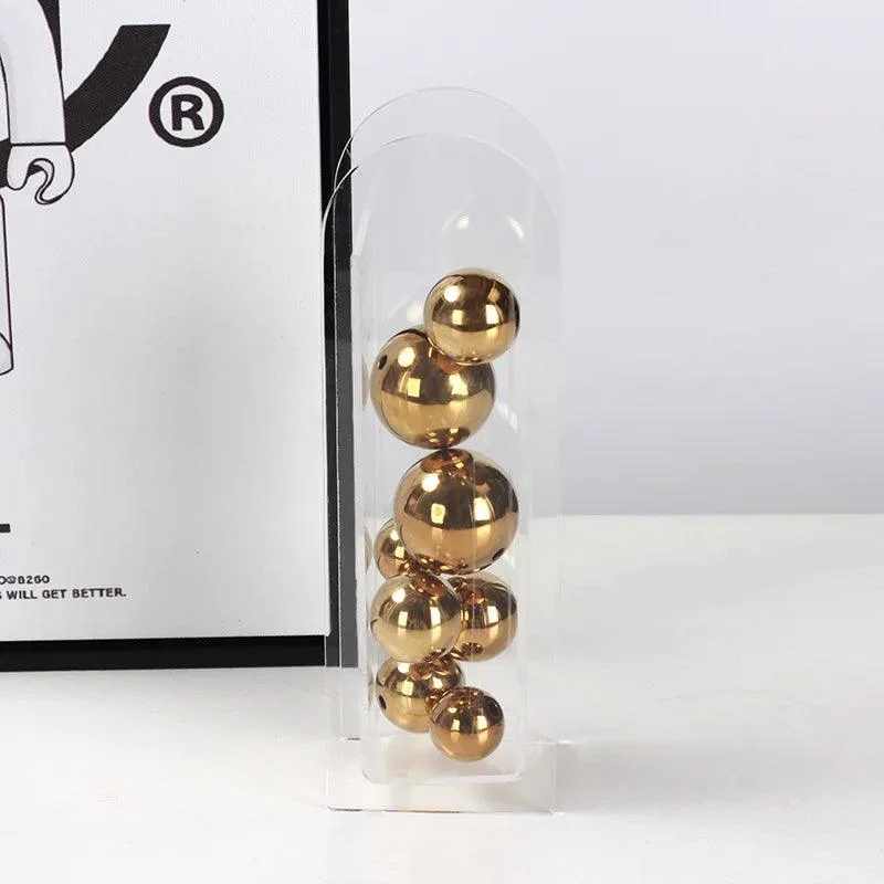 Metallic Ball Abstract Vase - Homeko