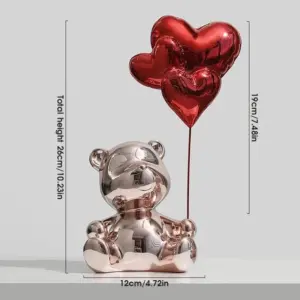 Metallic Balloon Bear