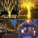 Meteoren Douchelampen Vallende Regenverlichting 8 Buizen Waterdichte Led Verlichting Buiten Voor Boomfeest Tuin Tuin Kerstdecoratie 5101c3c8 e9af 4141 b925 e4b054508730
