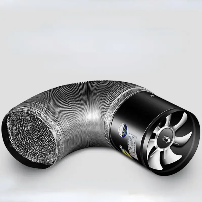 MhDV4 6 8 Pipe Exhaust Fan Air Ventilator Metal Pipe Ventilation Exhaust Fan Mini Extractor Bathroom