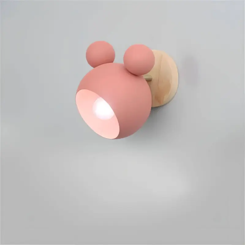 MickeyGlo KinderfreundlicheWandleuchteimMickeyMouseDesign2xlumina