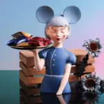 MickeyHeadbandGirlTray-Homeko6 MickeyHeadbandGirlTray Homeko6