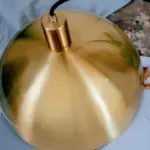 Mid CenturyModernBrassDomePendantLight Homeko13