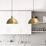 Mid CenturyModernBrassDomePendantLight Homeko4