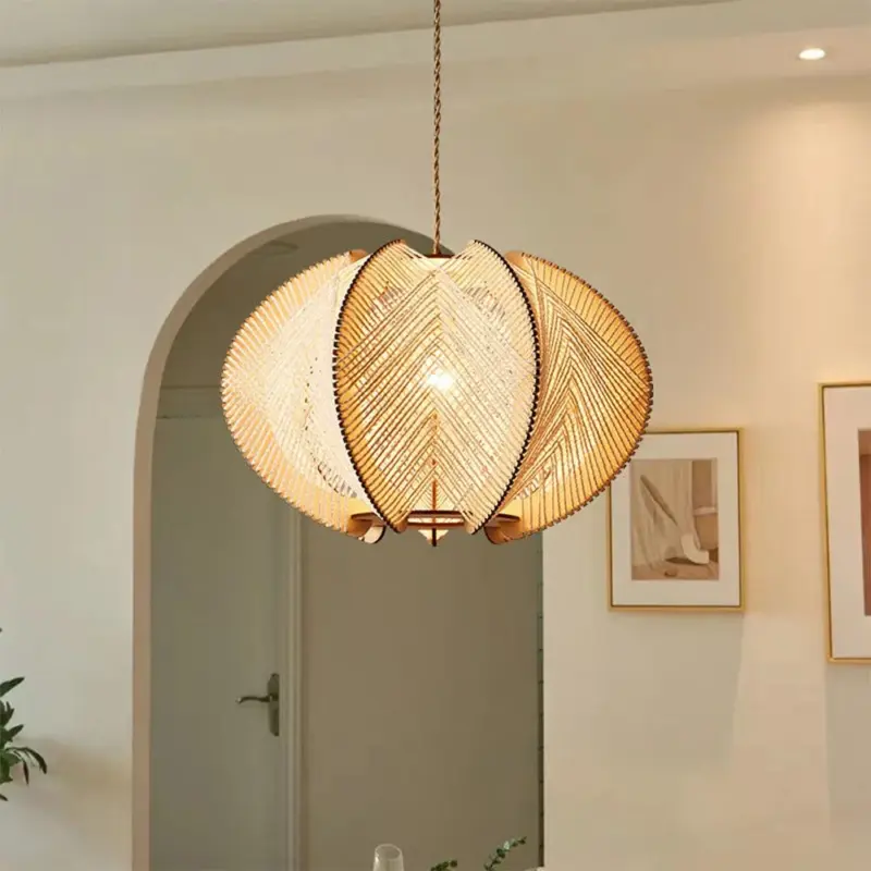 Mid CenturyScandinavianWoodPendantLights