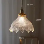 Mid CenturyVintageGlassDiscPendantLamp Homeko10