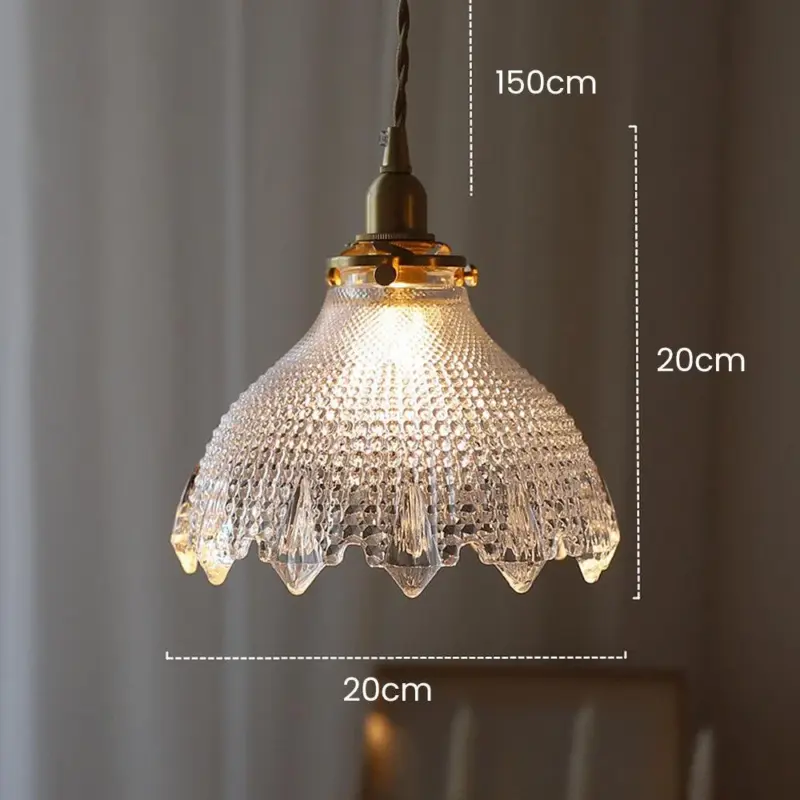 Mid CenturyVintageGlassDiscPendantLamp Homeko10