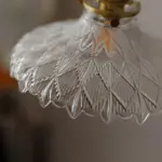 Mid CenturyVintageGlassDiscPendantLamp Homeko4
