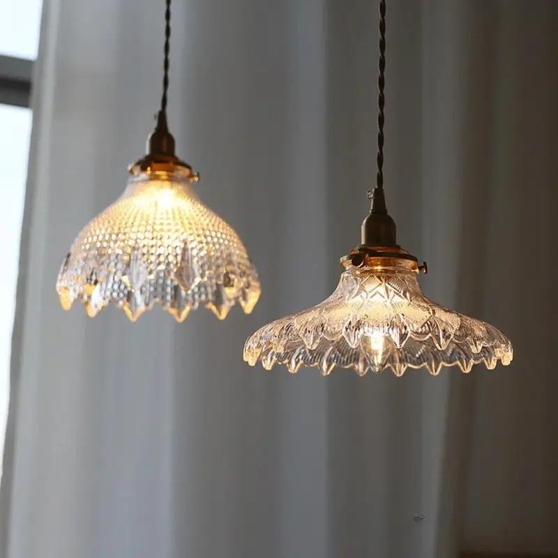 Mid CenturyVintageGlassDiscPendantLamp Homeko5