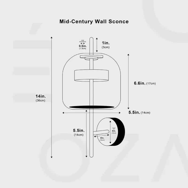 Mid CenturyWallLamp Homeko9