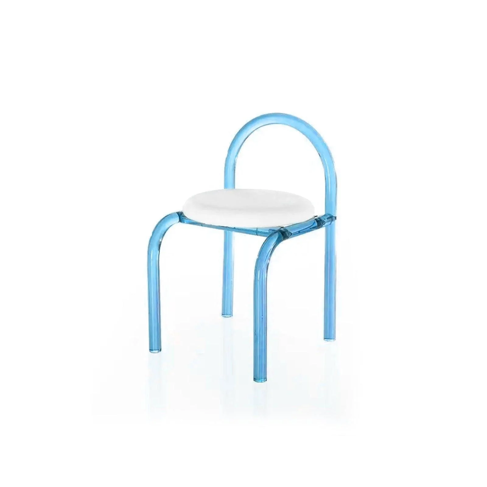 Mid-Century Modern Color Acrylic Arch Chair -