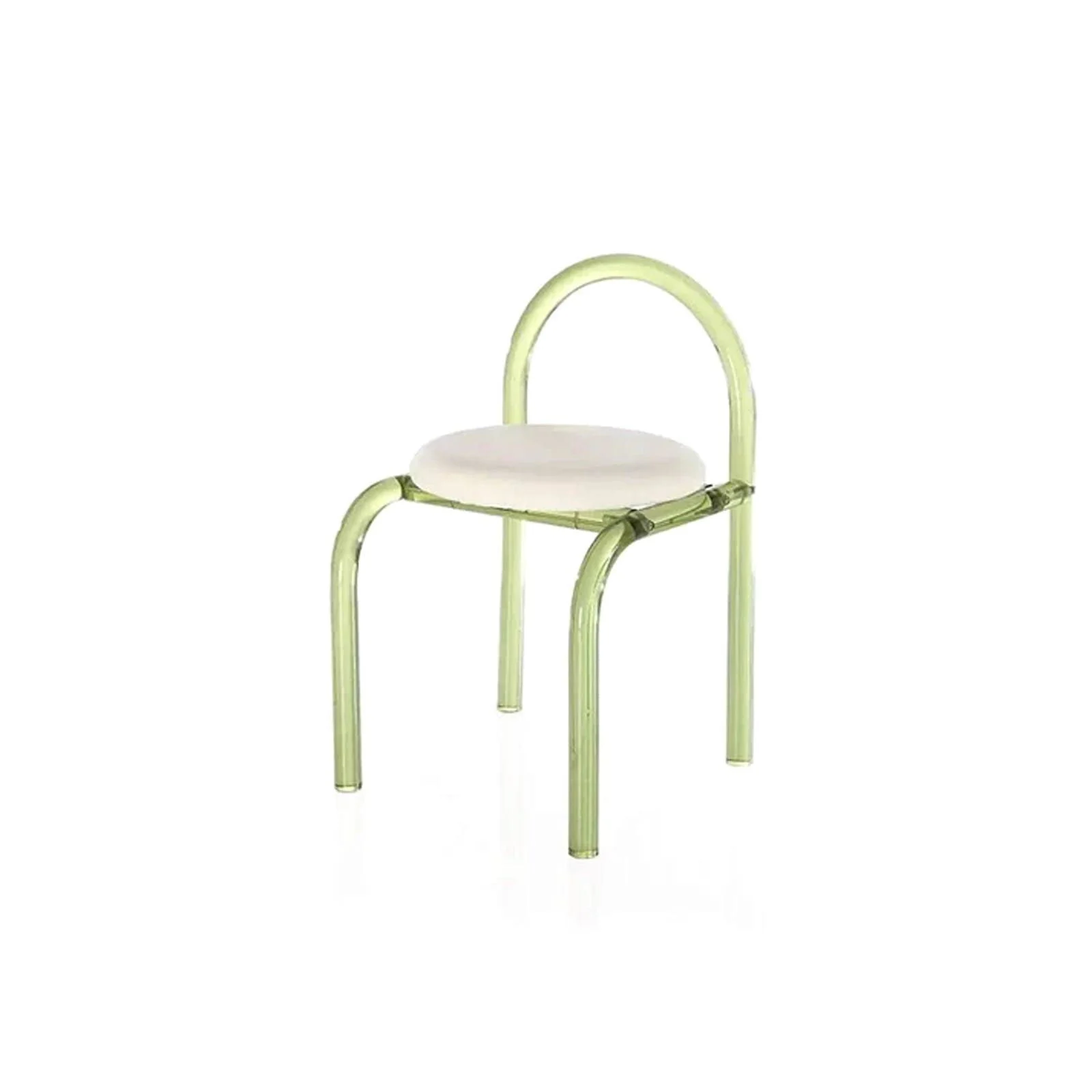 Mid-Century Modern Color Acrylic Arch Chair -