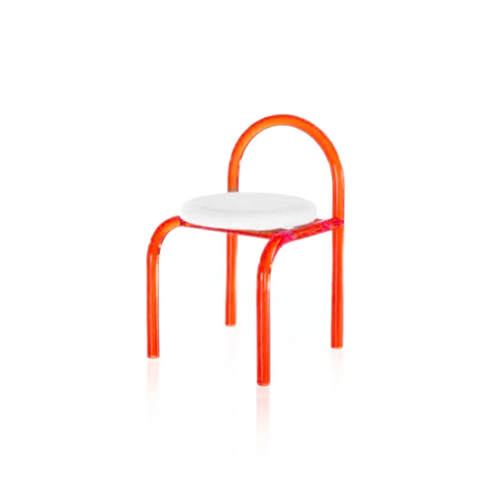 Mid-Century Modern Color Acrylic Arch Chair -