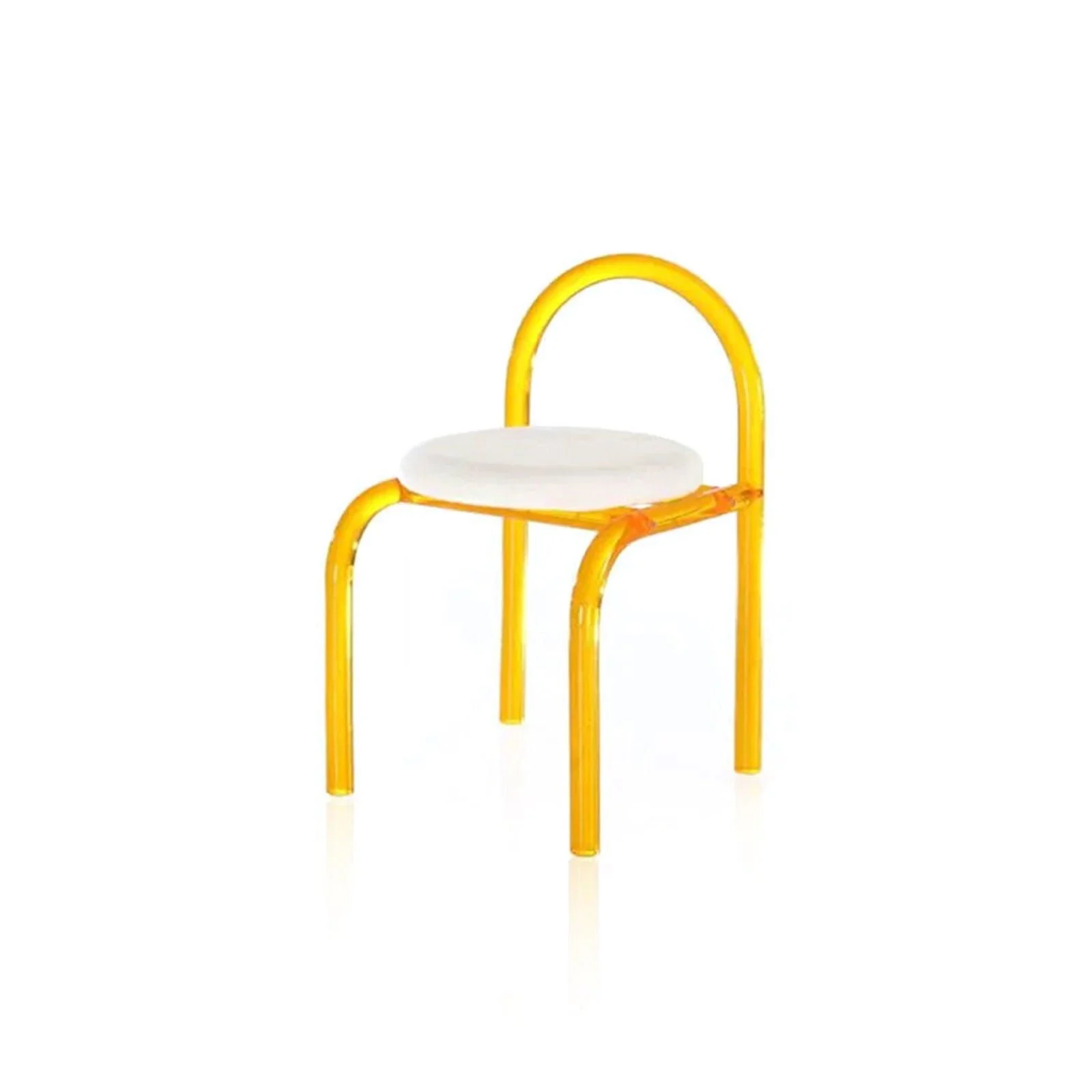 Mid-Century Modern Color Acrylic Arch Chair -