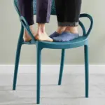 Mid Century Modern Desinged Hingeless Mesh Chair