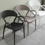 Mid Century Modern Desinged Hingeless Mesh Chair