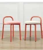 Mid Century Modern Green Minimalistic Metal Chair