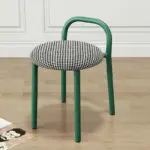 Mid Century Modern Green Minimalistic Metal Chair