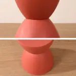 Mid Century Modern Prince Fitting Plastic Round Stool