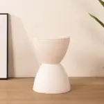 Mid Century Modern Prince Fitting Plastic Round Stool