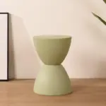 Mid Century Modern Prince Fitting Plastic Round Stool
