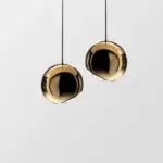 Mid centuryMirrorBallLEDPendantLight Homeko5