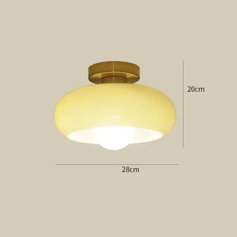MidCenturyGlassCeilingLamp