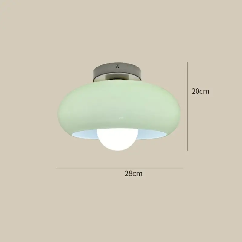 MidCenturyGlassCeilingLamp