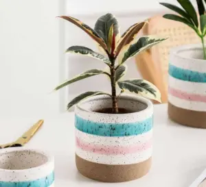 Mid Century Modern Glazed Ceramic Vase