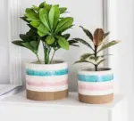 Mid Century Modern Glazed Ceramic Vase