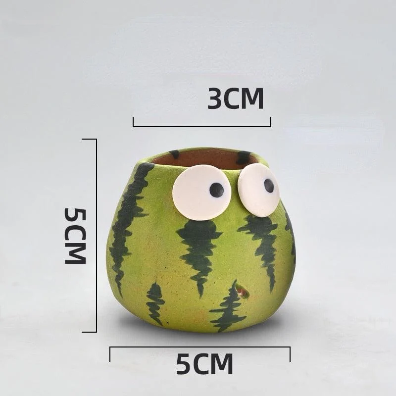 Mini Ceramic Cartoon Planter -