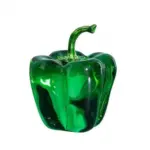 Mini Chili Pepper Crystal Hand Crafted Sculpture