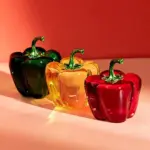 Mini Chili Pepper Crystal Hand Crafted Sculpture