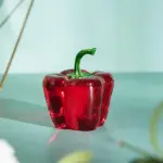 Mini Chili Pepper Crystal Hand Crafted Sculpture