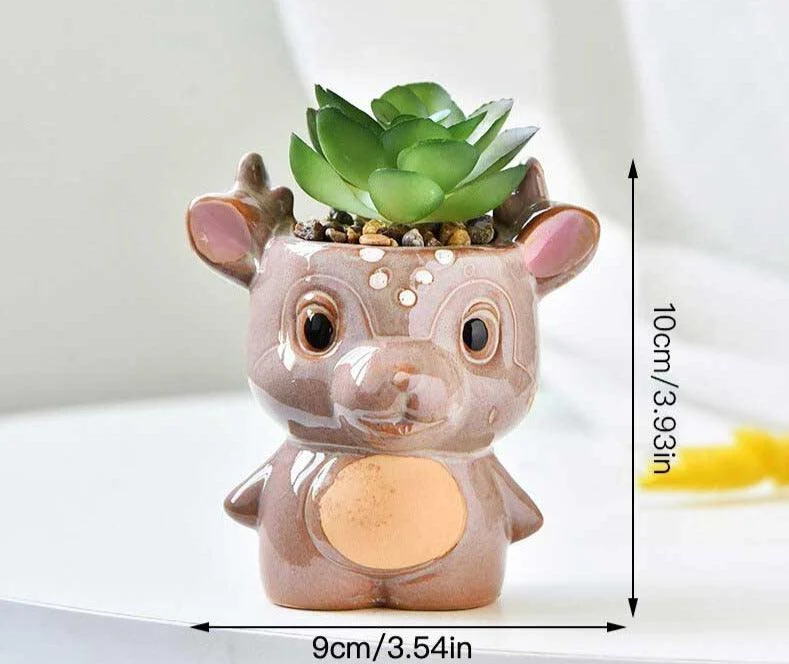 Mini Deer Planter Pot for Air Plants -