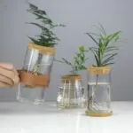Mini Vintage Hydroponic Flower Glass Pot