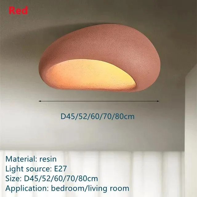 Minimal Stone White Grey Wind Led Lighting Ceiling Lamps Chandelier Dining Room Cafe Decor -