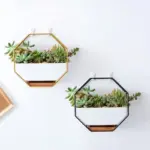 Minimalist Octagonal Geometric Wall Hanging Table Succulents Ceramic Flower Pot Bamboo Tray Iron Frame Set Crafts 0b0fcaf8 725c 47c6 a098 8a848d5b00de