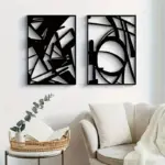 MinimalistAbstractMetalWallArt Homeko4