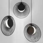 MinimalistBlackMetalPendantLampforDiningRoom Homeko1