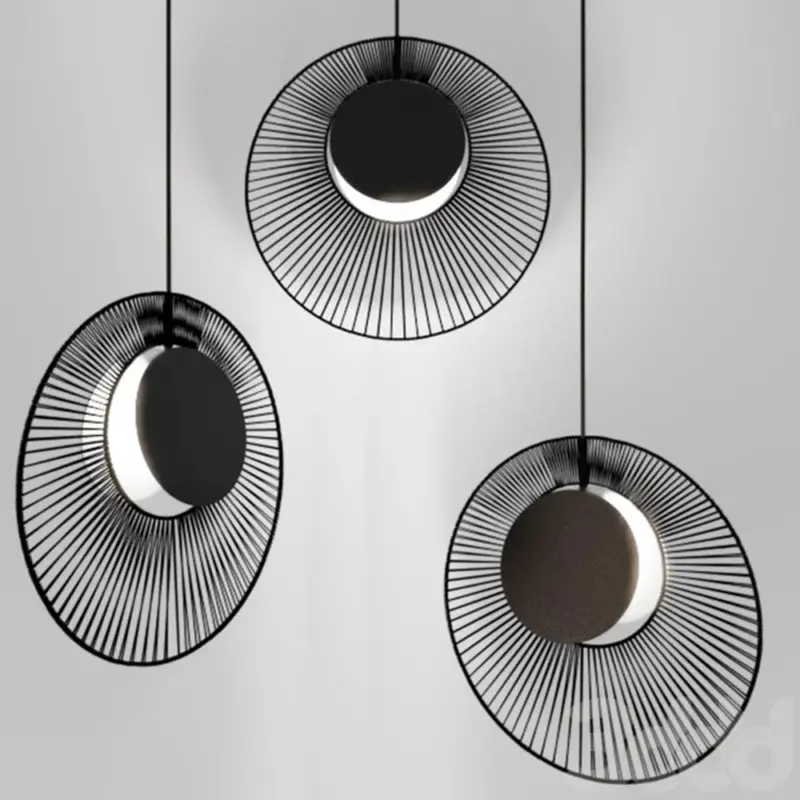 MinimalistBlackMetalPendantLampforDiningRoom Homeko1