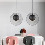 MinimalistBlackMetalPendantLampforDiningRoom Homeko10