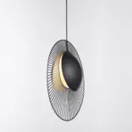 MinimalistBlackMetalPendantLampforDiningRoom Homeko3