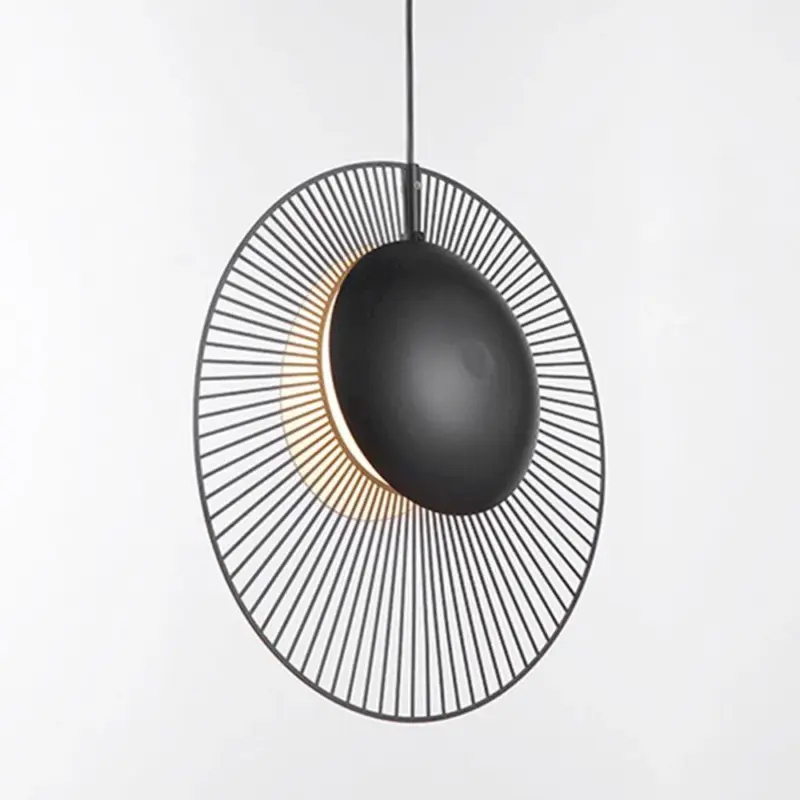 MinimalistBlackMetalPendantLampforDiningRoom Homeko4